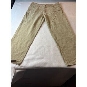 Tommy Bahama Mens Khaki Cotton Straight Leg Pants Size 35x30